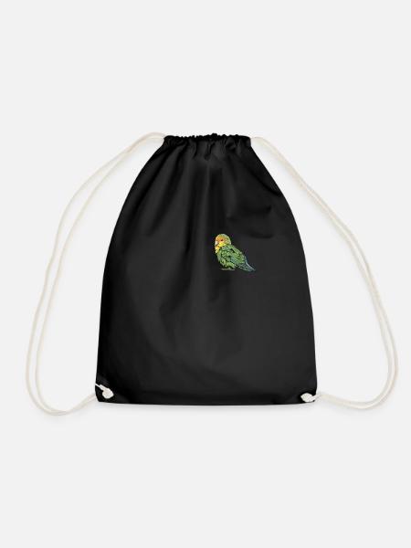 Rose head I Inseparable motif for - Drawstring Bag - black