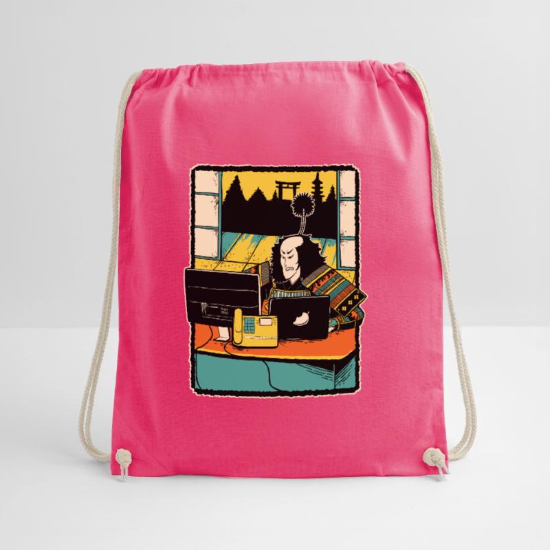 Samurai Computer Nerd Programmer Programming Drawstring Bag