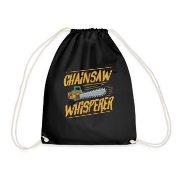 Tronçonneuse Chuchoteur Menuisier Arboriculteur - Sac de sport léger - noir - Devant
