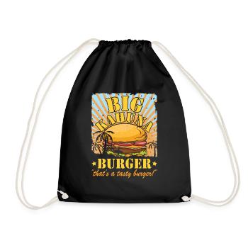 Big Kahuna Burger - That's A Tasty Burger - Drawstring Bag - black - Front