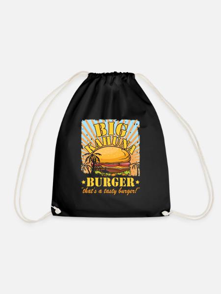 Big Kahuna Burger - That's A Tasty Burger - Drawstring Bag - black