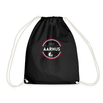 Aarhus I Denmark Holiday Motif for Danes - Drawstring Bag - black - Front