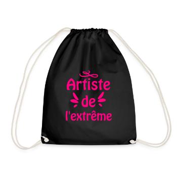 Tshirt femme Artiste de l'extrême - Sac de sport léger - noir - Devant
