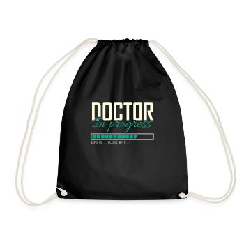 Docteur en cours - Sac de sport léger - noir - Devant