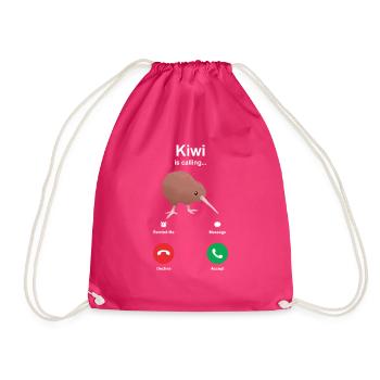 Cadeau d’appel d’oiseau kiwi - Sac de sport léger - fuchsia - Devant