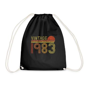 Vintage 1983 Sunset Style - Sac de sport léger - noir - Devant