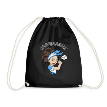 Fille argentine Incassable I Héritage Argentine - Sac de sport léger - noir - Devant