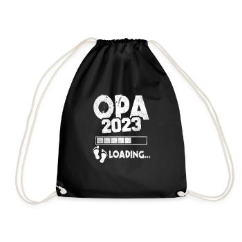 Grand-père à venir 2023 Chargement de la progéniture Grand-père - Sac de sport léger - noir - Devant