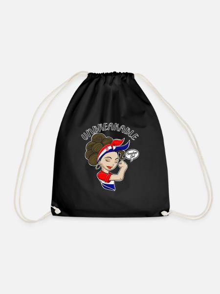 Croatian Girl Unbreakable I Croatian Heritage I - Turnbeutel - Schwarz