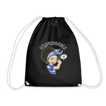 Greek Girl Unbreakable I Greek Heritage I Greece - Turnbeutel - Schwarz - Vorne