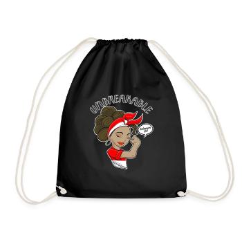 Indonesian Girl Unbreakable I Heritage Indonesia - Drawstring Bag - black - Front