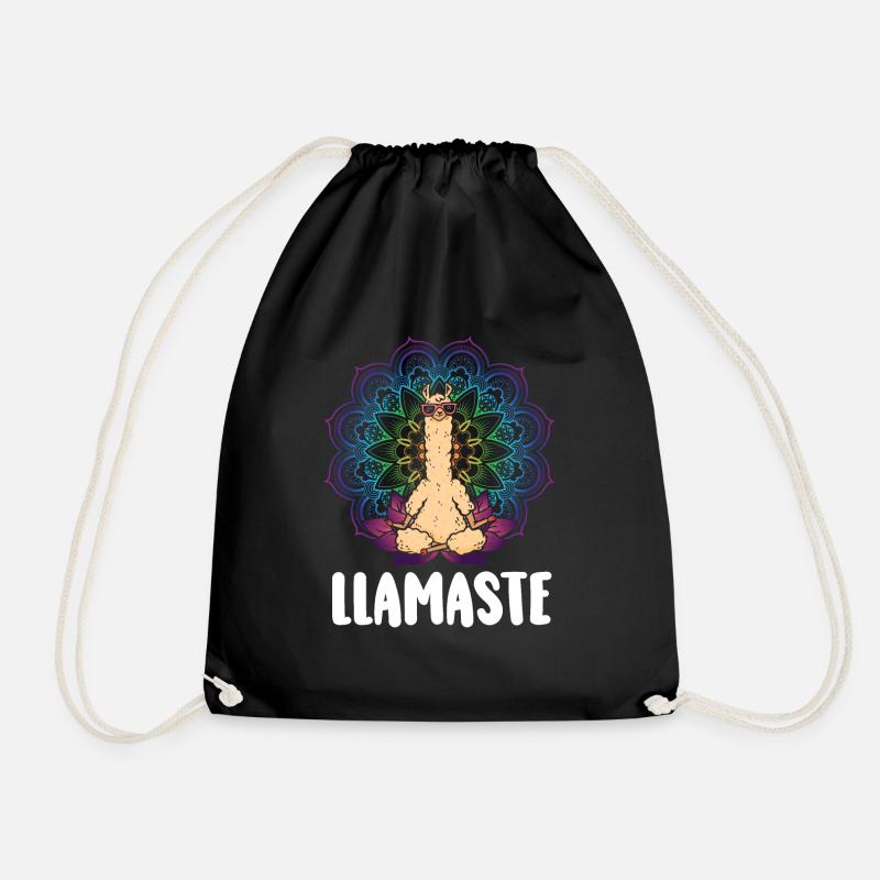 Llamaste - Turnbeutel - Schwarz