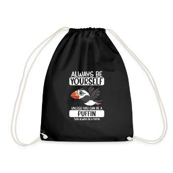 Soyez toujours vous-même, sauf si vous pouvez être un macareux - Sac de sport léger - noir - Devant