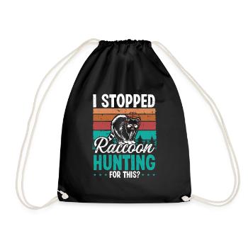 Raccoon Slayer J’ai arrêté raccoon Hunting pour cela - Sac de sport léger - noir - Devant