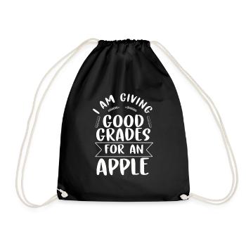 Teacher School Teacher Gift Class Primary School - Drawstring Bag - black - Front