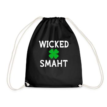 Boston For Life Wicked Smaht Southie Wicked Smart - Drawstring Bag - black - Front