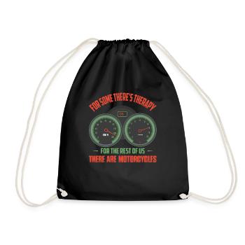 For The Rest Of Us There Are Motorcycles Motorcycl - Drawstring Bag - black - Front