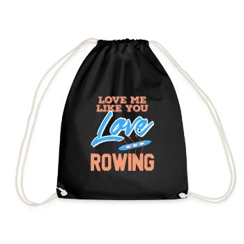 Vintage Love Me Like You Love Rowing T-Shirt - Sac de sport léger - noir - Devant
