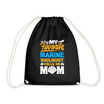 Marine Biology Science My Favorite Marine - Turnbeutel - Schwarz - Vorne