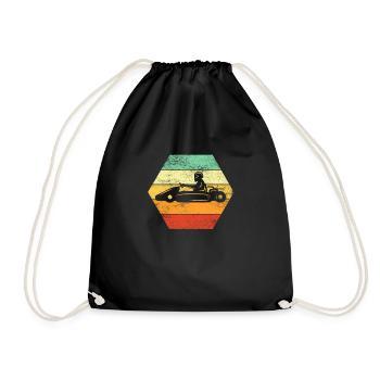 Kart Go-Kart Racing Go-Kart Kart Driver - Sac de sport léger - noir - Devant