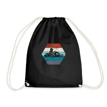 Kart Go-Kart Racing Go-Kart Kart Driver - Sac de sport léger - noir - Devant