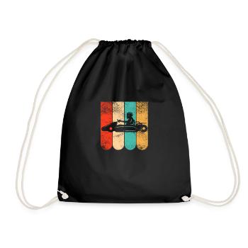 Kart Go-Kart Racing Go-Kart Kart Driver - Sac de sport léger - noir - Devant