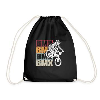 BMX Japanische Rote Sonne BMX Zubehör - Turnbeutel - Schwarz - Vorne
