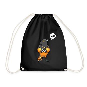 Baltimoretrupial Bird Stubborn Non - Sac de sport léger - noir - Devant