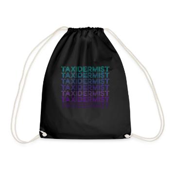Taxidermiste Taxidermie Rétro - Sac de sport léger - noir - Devant