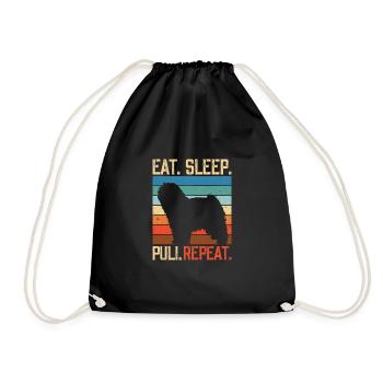 Manger Sleep Puli Répéter - Sac de sport léger - noir - Devant