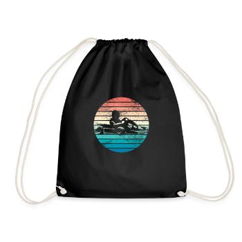 GoKart - Kartsport - Kart - Go Kart - Sac de sport léger - noir - Devant