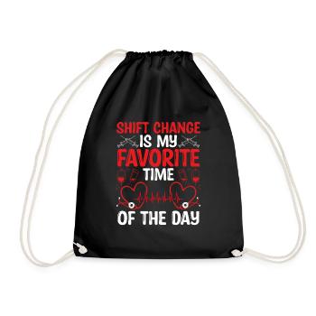 Nurse Appreciation Week Nursing for Nurses - Drawstring Bag - black - Front