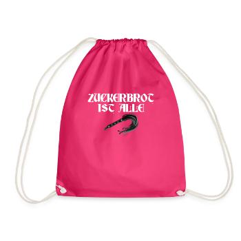 Zuckerbrot ist aus schwarzer Humor, die gute Zeit - Turnbeutel - Fuchsia - Vorne