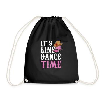 C’est line dance Time Line Dancing Country Music - Sac de sport léger - noir - Devant