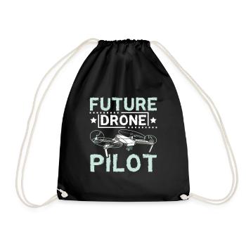Futur pilote de drone - Sac de sport léger - noir - Devant
