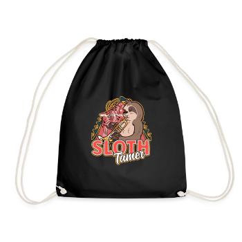 Circus Staff Sloth Tamer - Drawstring Bag - black - Front