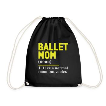 Maman Ballet - Sac de sport léger - noir - Devant