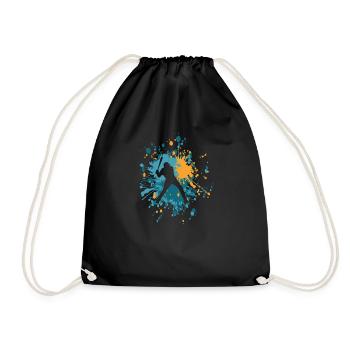 Frappeur de baseball Color Splash - Sac de sport léger - noir - Devant