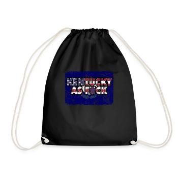 Amérique Drapeau de l’État des États-Unis Kentucky - Sac de sport léger - noir - Devant