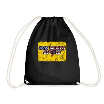 Amérique Drapeau de l’État du drapeau des États-Unis Nouveau-Mexique - Sac de sport léger - noir - Devant