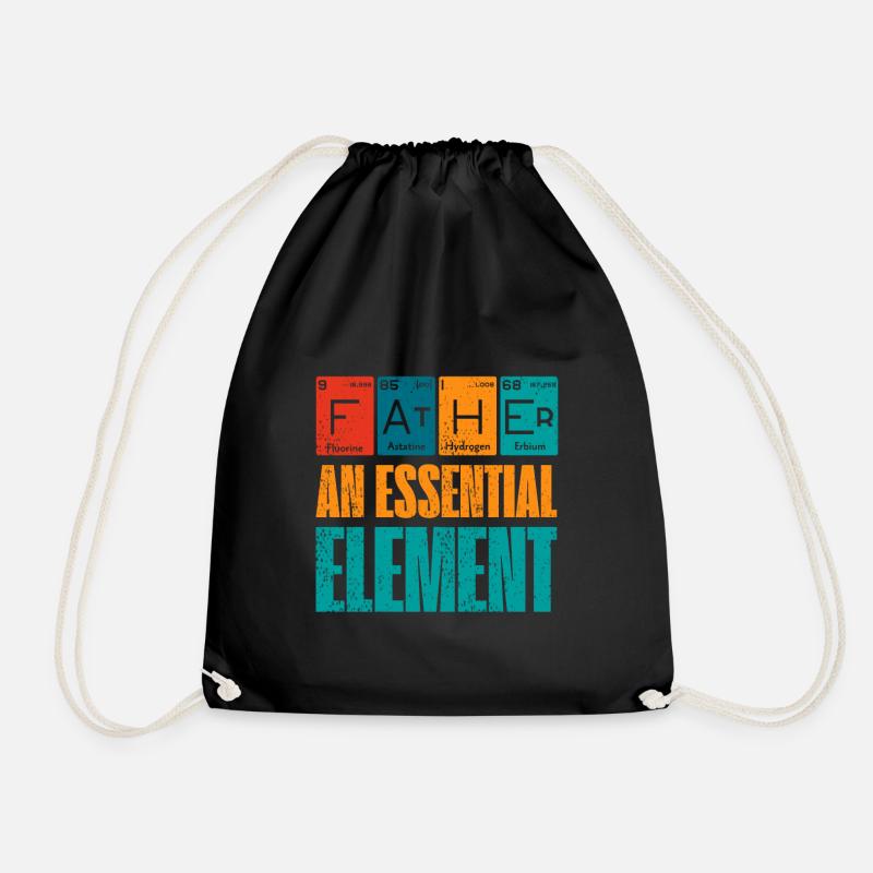Vater Ein wesentliches Element Vatertag - Turnbeutel - Schwarz