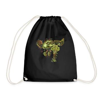 Taco Play Basketball Brocoli - Sac de sport léger - noir - Devant