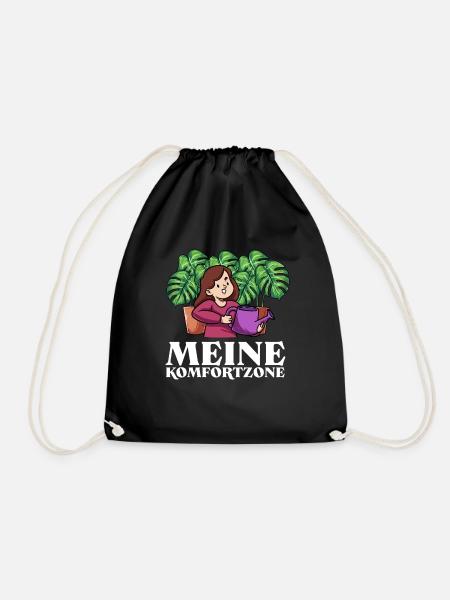 Meine Komfortzone Garten Gartenarbeit - Turnbeutel - Schwarz