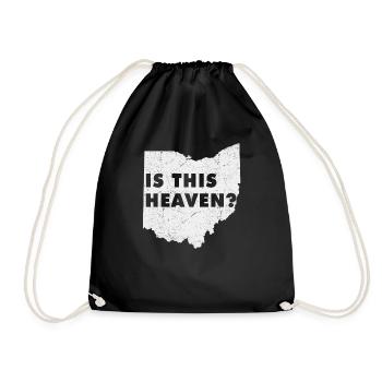 Land Map America US State Home Heaven Ohio - Turnbeutel - Schwarz - Vorne