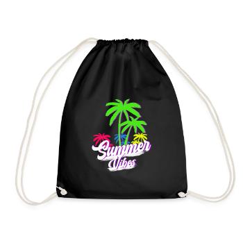 Ambiance estivale - Sac de sport léger - noir - Devant