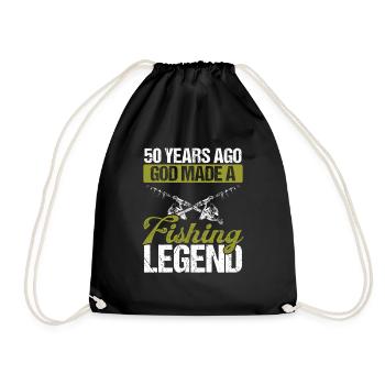 50 ans De pêche Légende Pêcheur 50e anniversaire - Sac de sport léger - noir - Devant