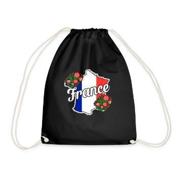 France - Sac de sport léger - noir - Devant