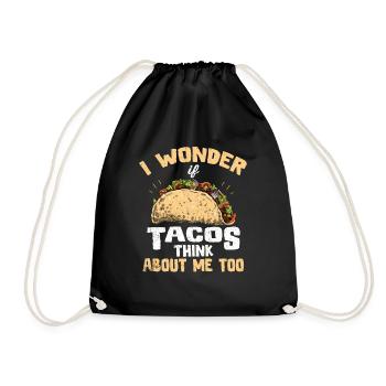 Taco Tuesday Torero Salsa Latino Mexican Nacho - Drawstring Bag - black - Front
