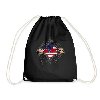 Rip Reveal America State Flag Tennessee - Turnbeutel - Schwarz - Vorne