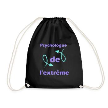 Cadeau femme Psychologue de l'extrême - Sac de sport léger - noir - Devant